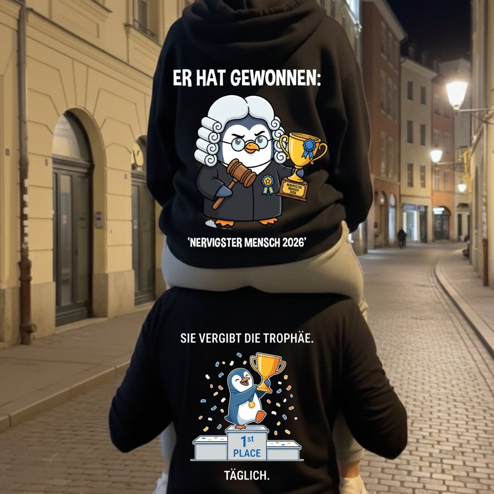 Pinguintrophäe  - Premium Hoodie Bündel