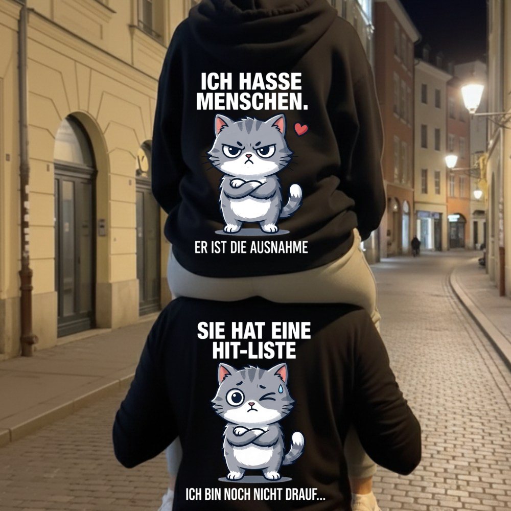 Katzenpärchen - Premium Hoodie Bündel
