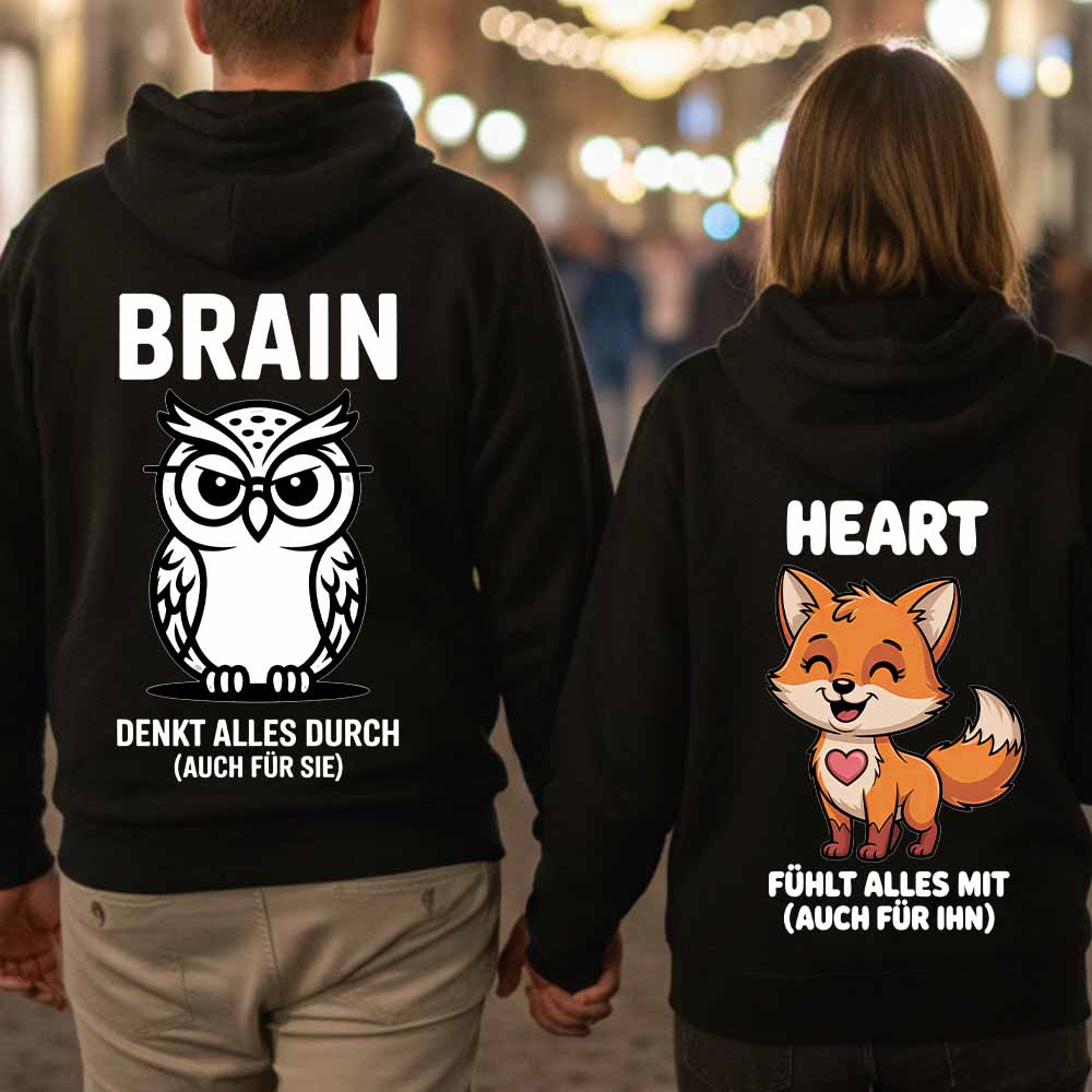 Brain & Heart - Premium Hoodie Bündel