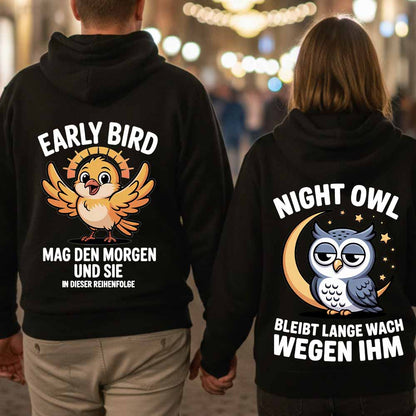 Early Bird & Night Owl - Premium Hoodie Bündel