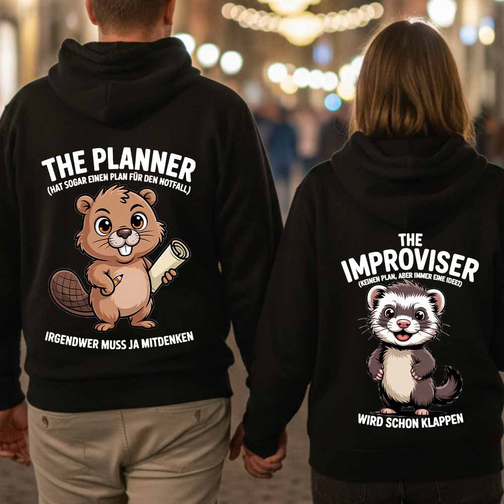 Planner & Improviser - Premium Hoodie Bündel