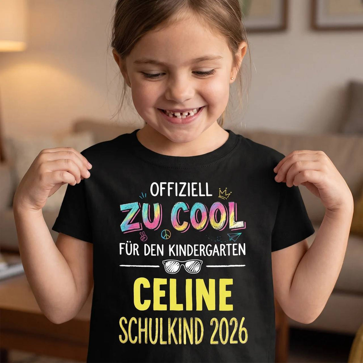 Zu Cool - Kinder T-Shirt zur Einschulung