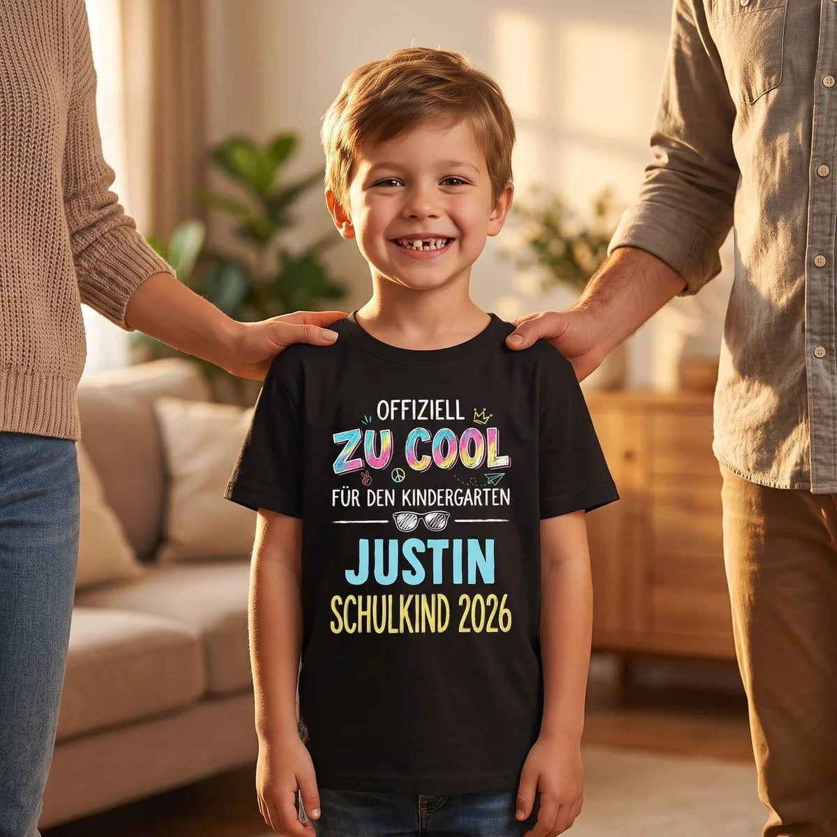 Zu Cool - Kinder T-Shirt zur Einschulung
