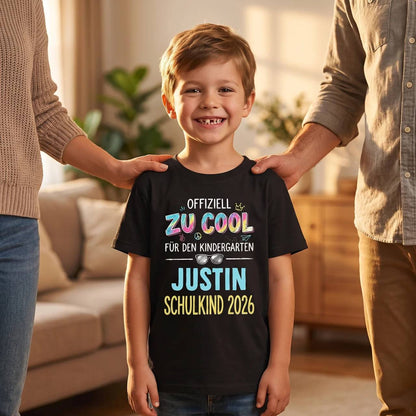 Zu Cool - Kinder T-Shirt zur Einschulung