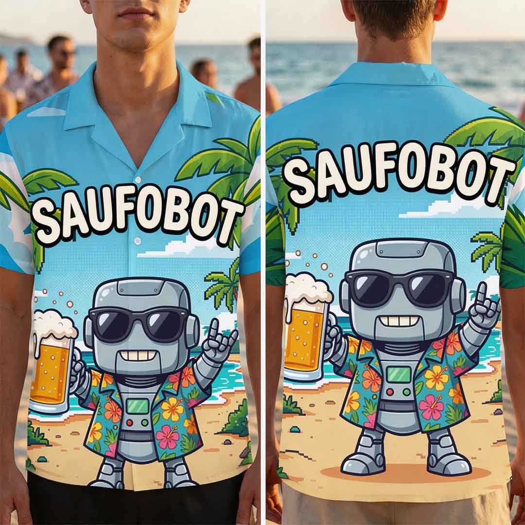 Saufobot - Hawaiihemd