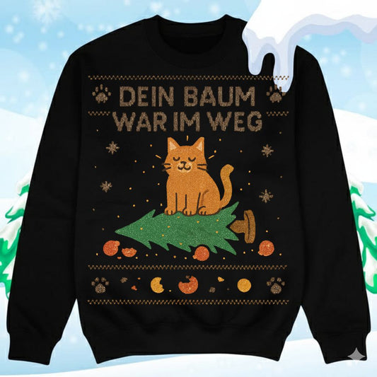 Katze Baum - Ugly Sweater