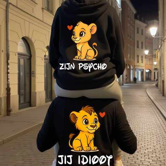 Idiot & Psycho Lion - Premium Hoodie Bundle