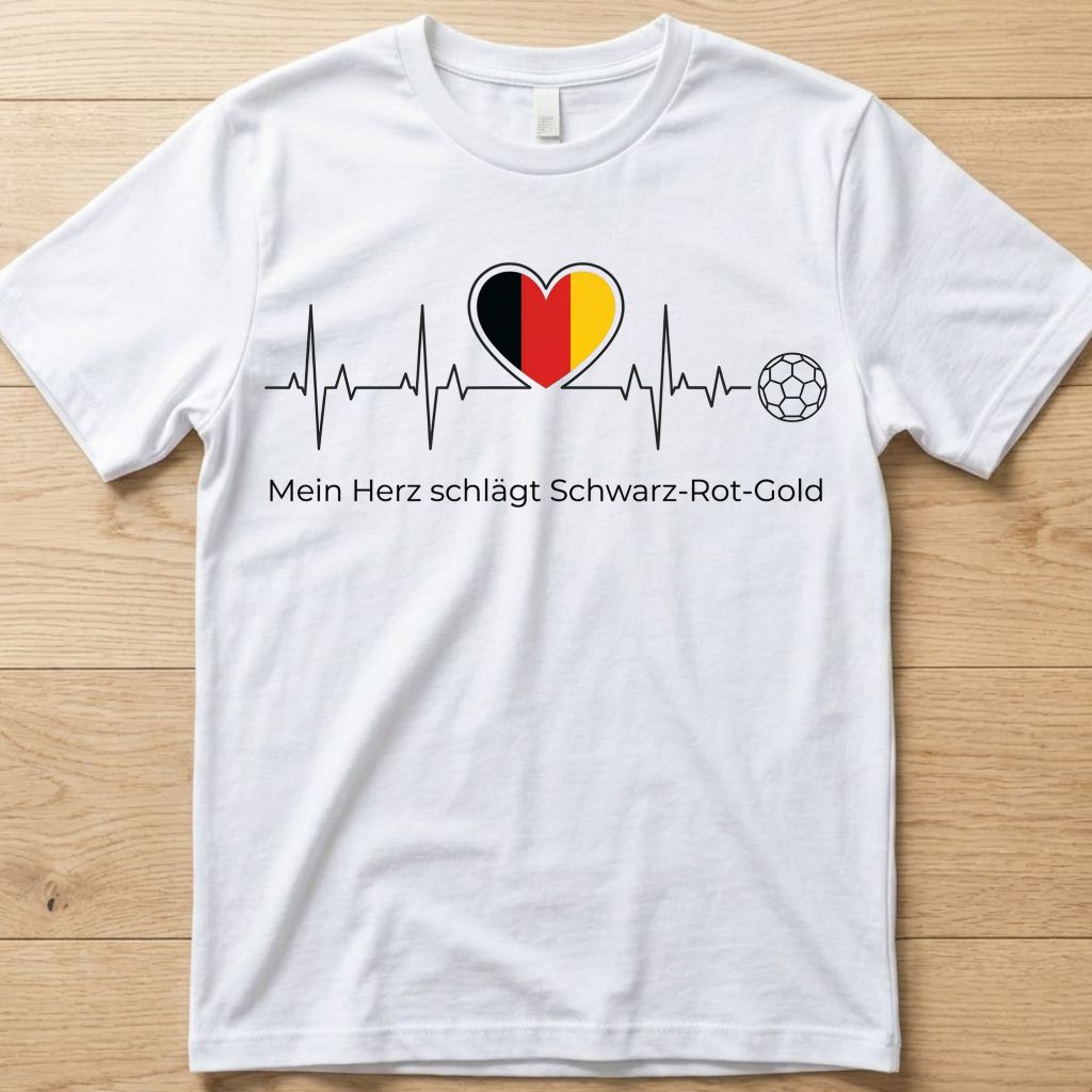 Deutschland Herz - WM T-Shirt 2026