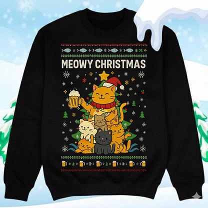 Meowy Christmas - Ugly Sweater
