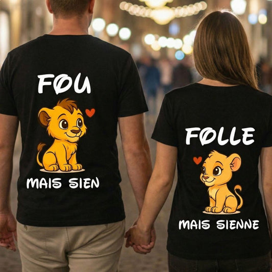 Les Lions Fous — Set T-Shirt Couple