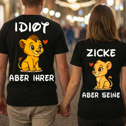 Idiot & Zicke Löwe - Premium T-Shirt Bündel