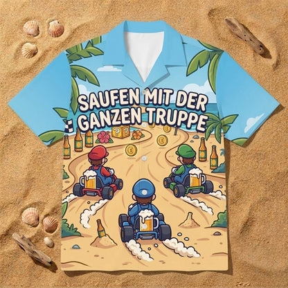 Truppe Fahren - Hawaiihemd