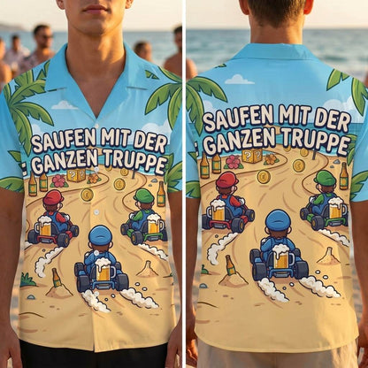 Truppe Fahren - Hawaiihemd