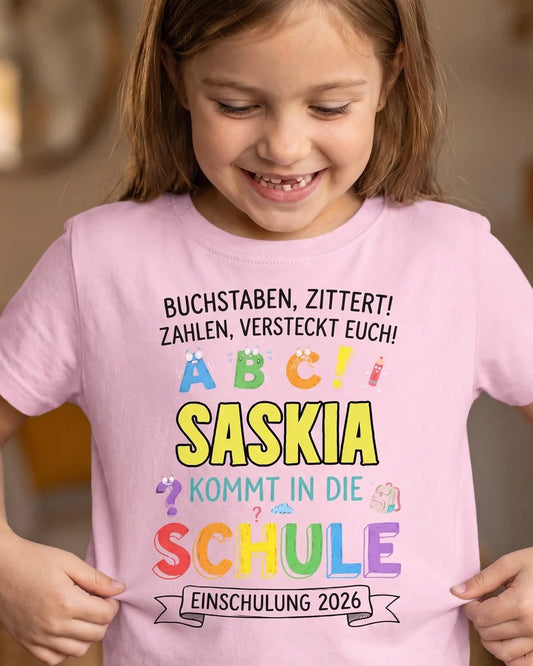 Zittern - Kinder T-Shirt zur Einschulung
