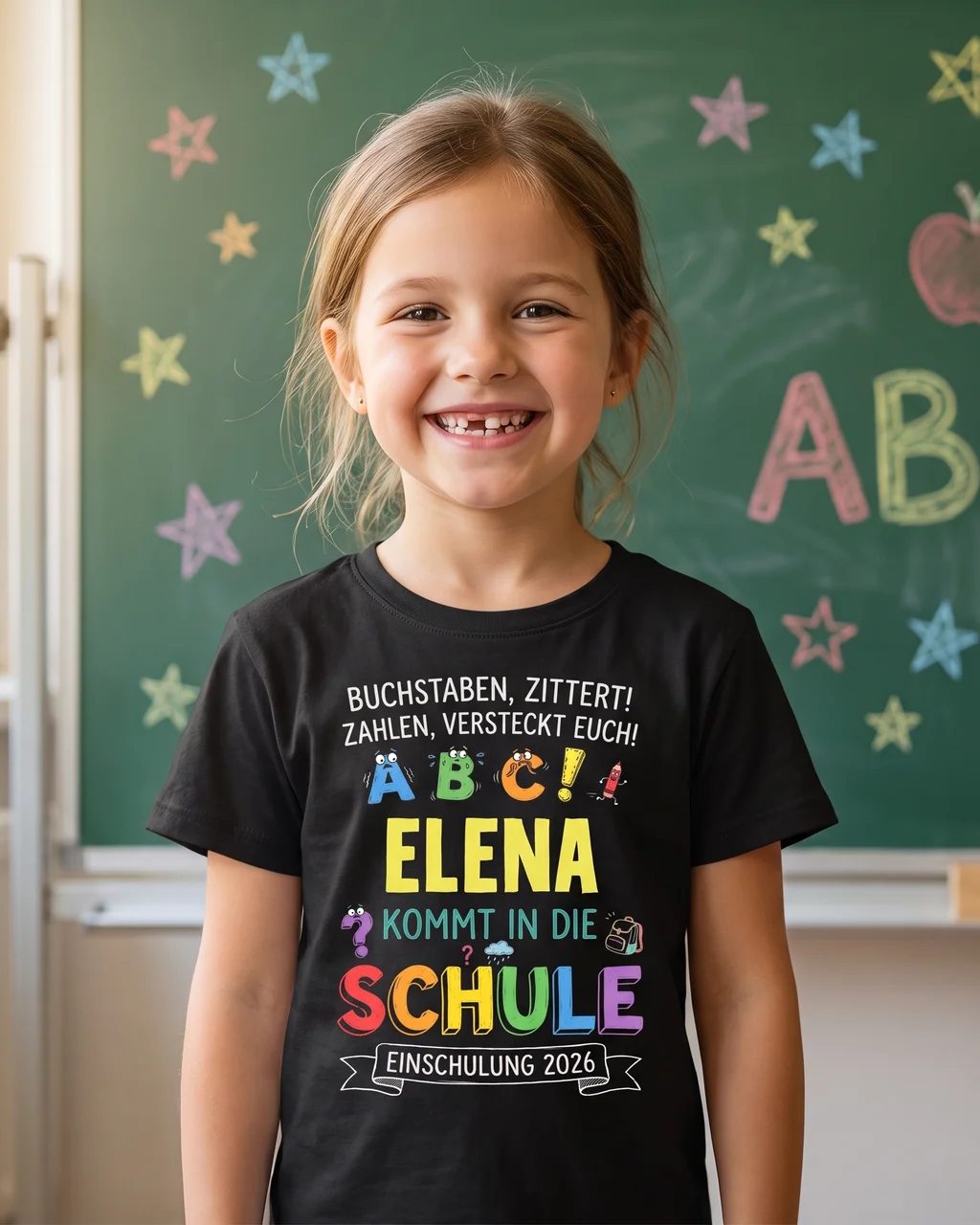 Zittern - Kinder T-Shirt zur Einschulung