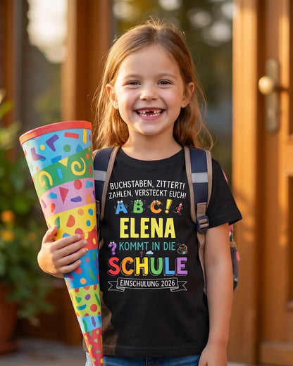 Zittern - Kinder T-Shirt zur Einschulung